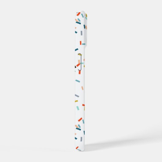 Kleurrijke Confetti Herfst Pattern iPhone 15 Case (Rechterkant)