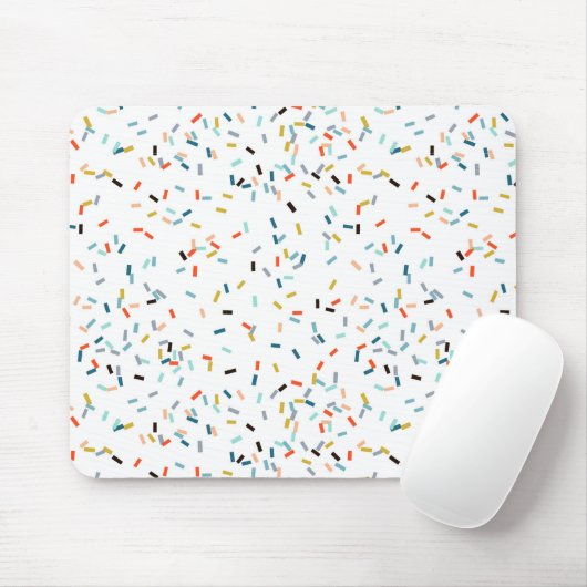 Kleurrijke Confetti Herfst Pattern Muismat (Met muis)