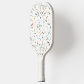 Kleurrijke Confetti Herfst Pattern Pickleball Paddle (Links)