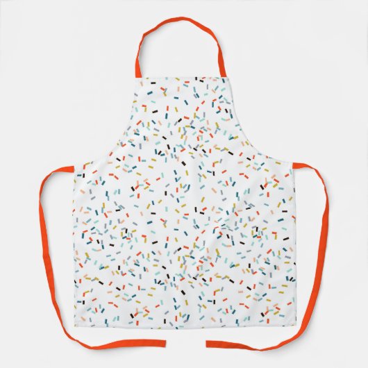 Kleurrijke Confetti Herfst Pattern Schort (Voorkant)