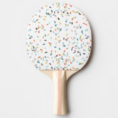 Kleurrijke Confetti Herfst Pattern Tafeltennisbatje (Voorkant)