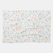 Kleurrijke Confetti Herfst Pattern Theedoek (Horizontaal)