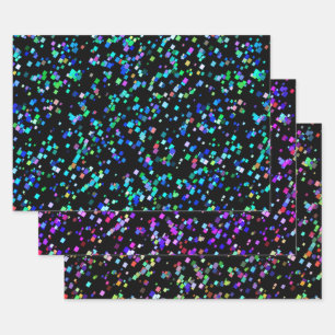 Kleurrijke Confetti Inpakpapier Vel