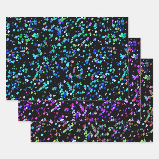 Kleurrijke Confetti Inpakpapier Vel (Set)