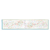 Kleurrijke confetti korte tafelloper (Horizontaal)