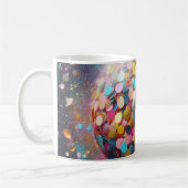 Kleurrijke confetti mok! koffiemok (Links)