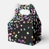 Kleurrijke Confetti Nieuwjaar Eve Party Bedankdoosjes (Achterkant)