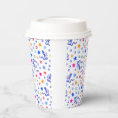 Kleurrijke Confetti Papieren Bekers (Links)