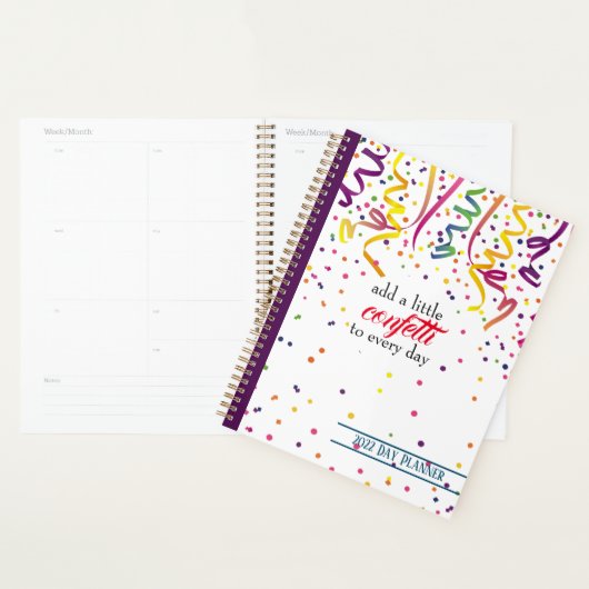 Kleurrijke Confetti Planner (Display)
