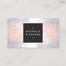 Kleurrijke Confetti regenpatroon Modern Visitekaartje