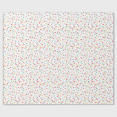 Kleurrijke Confetti Stippen Cadeaupapier (Vlak)