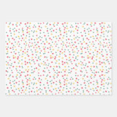 Kleurrijke Confetti Stippen Inpakpapier Vel (Voorkant 3)