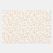 Kleurrijke Confetti Stippen Inpakpapier Vel (Voorkant 2)