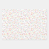 Kleurrijke Confetti Stippen Inpakpapier Vel (Voorkant)