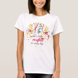 Kleurrijke Confetti T-Shirt