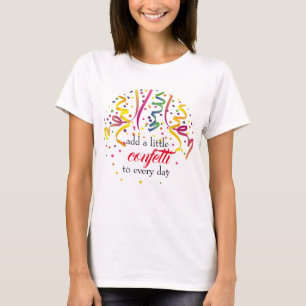 Kleurrijke Confetti T-Shirt