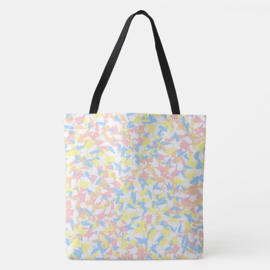 Kleurrijke Confetti Tote Bag (Voorkant)