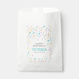 Kleurrijke Confetti Verjaardagsfeestgunsten Bedankzakje
