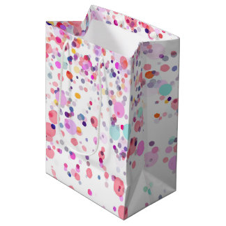 Kleurrijke Confetti Waterverf Medium Cadeauzakje