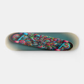 "Kleurrijke Confluence" Persoonlijk Skateboard (Horizontaal)