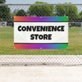 Kleurrijke Convenience Store-banner Spandoek (Insitu)
