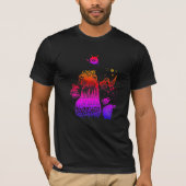 Kleurrijke Cool Abstract T-shirt (Voorkant)