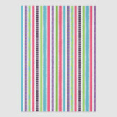 Kleurrijke & Cool Monster Stripes Tissuepapier (Voorkant)