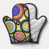 Kleurrijke COOL Oven Mitt Ovenwant (Voorkant / Achterkant)