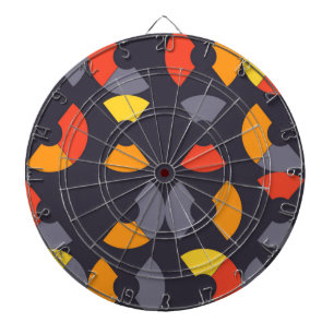 Kleurrijke, coole, trendmatige, moderne, cirkelvor dartbord