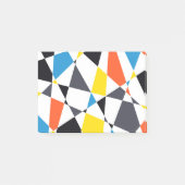 Kleurrijke, coole, trendy, moderne geometrische vo post-it® notes (Voorkant)