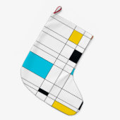 Kleurrijke, coole, trendy, moderne illustratiekuns grote kerstsok (Voorkant (Hangend))