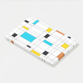 Kleurrijke, coole, trendy, moderne illustratiekuns post-it® notes (Schuin)