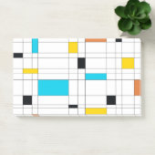 Kleurrijke, coole, trendy, moderne illustratiekuns post-it® notes (Kantoor)