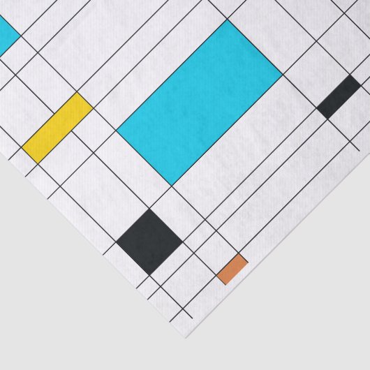 Kleurrijke, coole, trendy, moderne illustratiekuns tissuepapier (Detail)