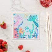 Kleurrijke Coral Ocean Reef Papier servet (Insitu)