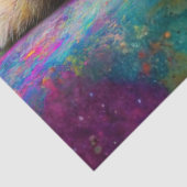 Kleurrijke Corgi-abstracte personalisatie Tissuepapier (Detail)