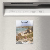 Kleurrijke Cornwall Engeland kustlandschap Magneet (Insitu (Vaatwasser))