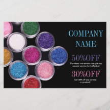 kleurrijke cosmetica visagist Kosmetoloog