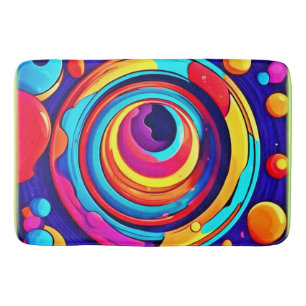 Kleurrijke Cosmic Vortex Art van Nebula Badmat