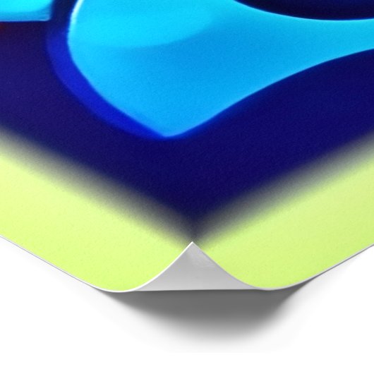 Kleurrijke Cosmic Vortex Art van Nebula Poster (Hoek)