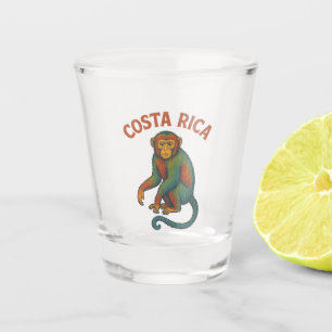 Kleurrijke Costa Rica Aap Shot Glas
