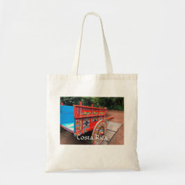 Kleurrijke Costa Rica Oxcart Canvas tas