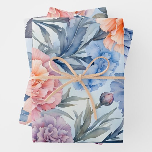 Kleurrijke Cottage Flowers Wrapping Paper Sheets