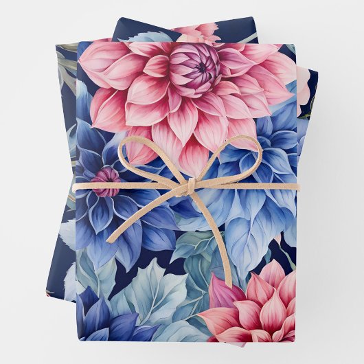 Kleurrijke Cottage Flowers Wrapping Paper Sheets