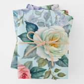 Kleurrijke Cottage Flowers Wrapping Paper Sheets