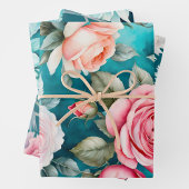 Kleurrijke Cottage Flowers Wrapping Paper Sheets