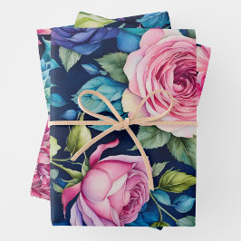 Kleurrijke Cottage Flowers Wrapping Paper Sheets