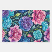 Kleurrijke Cottage Flowers Wrapping Paper Sheets (Voorkant 2)