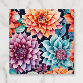 Kleurrijke Cottage Garden Flowers Art Gift Labels