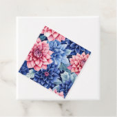 Kleurrijke Cottage Garden Flowers Art Gift Labels (In situ)